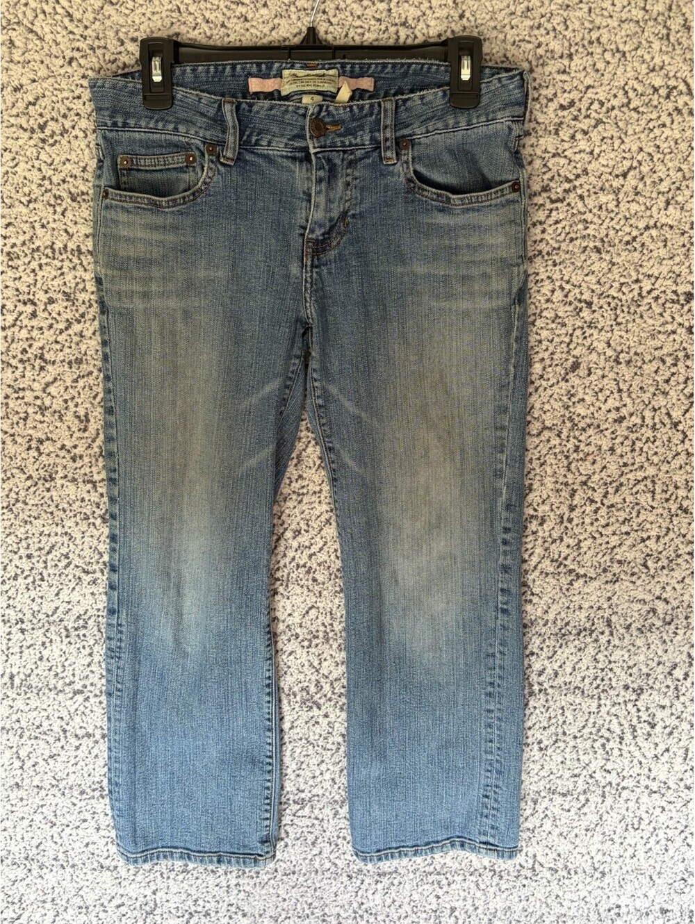Abercrombie & Fitch Women's Crop Capri Jeans Size 4 Medium Wash Denim